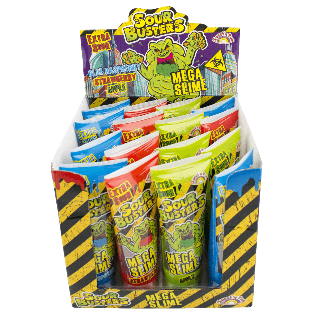 Ovocný kyselý gel SOUR BUSTERS MEGA SLIME 80g
