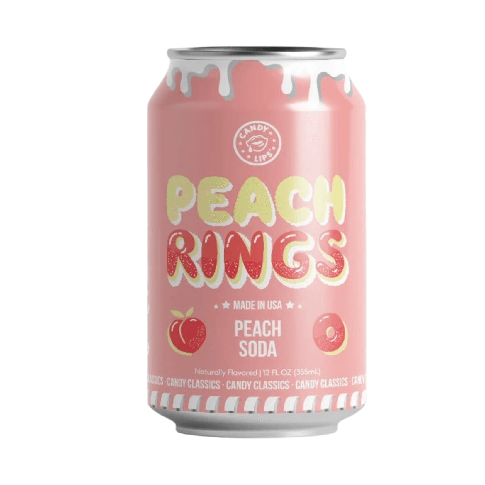 Candy Lips Peach Rings 355ml USA