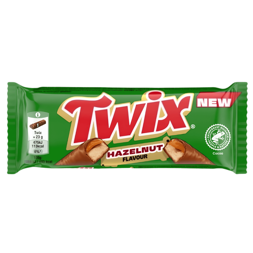 Twix Chocolate Bar with Hazelnut Flavor 46g