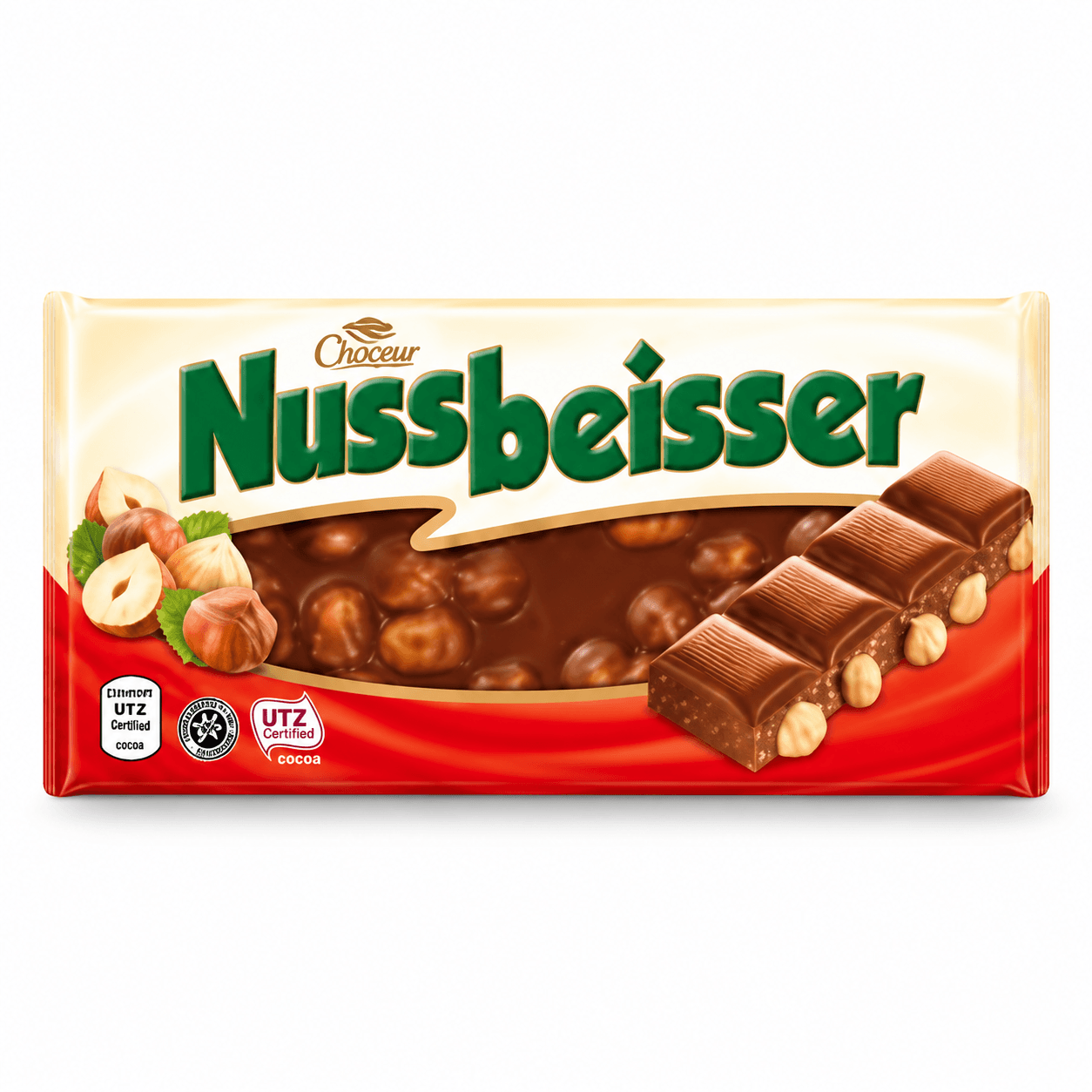 Nussknacker mléčná s lískovými ořechy 100 g