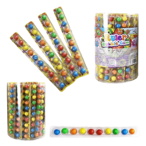 Ruler bubble gum - žvýkačky na liště 25g
