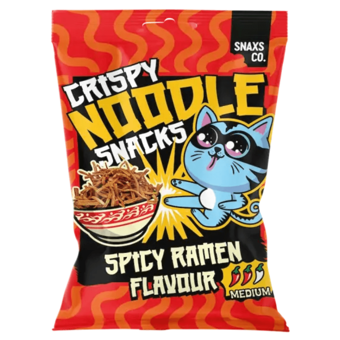 Crispy Noodle Snacks Spicy Ramen Flavour 60g