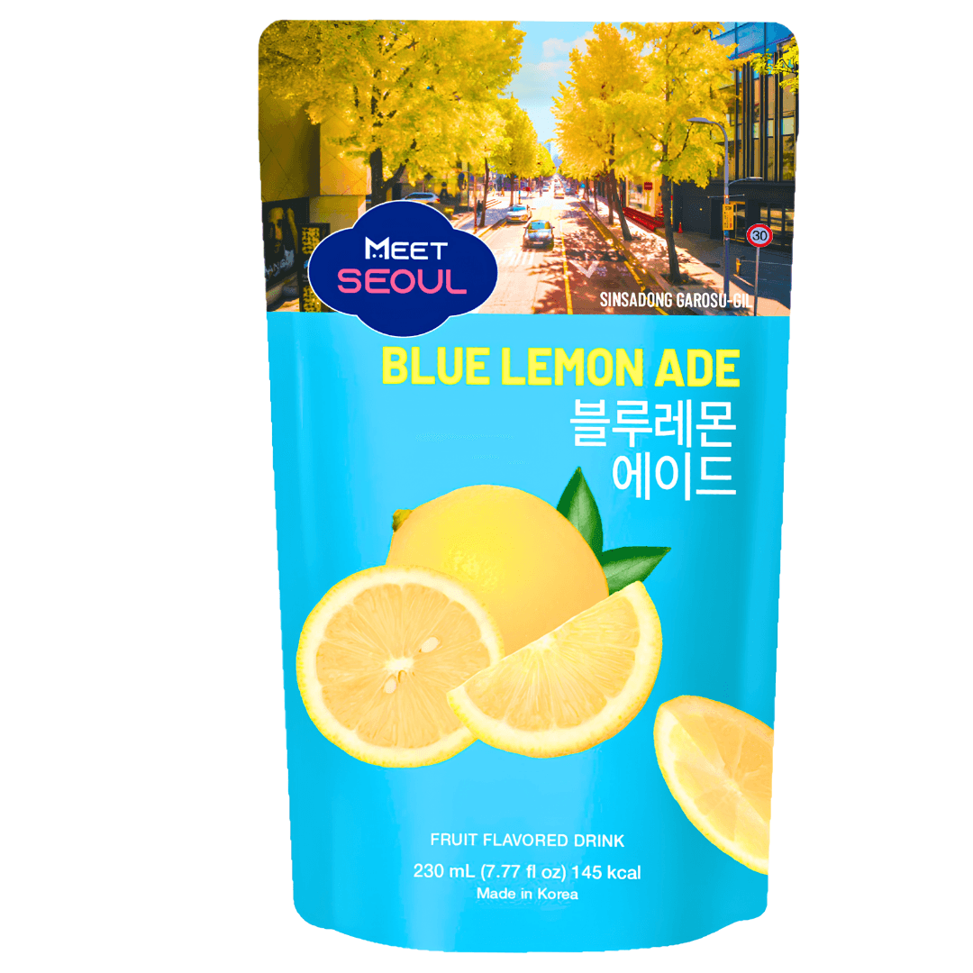 Meet Seoul Ade Blue Lemonade Korea nápoj 230 ml