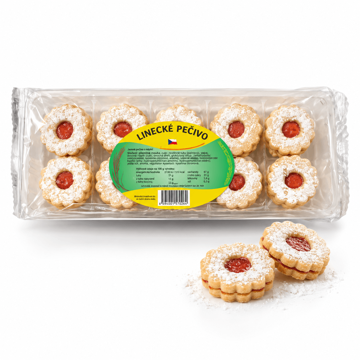 Glanis Linecké Pečivo 230g