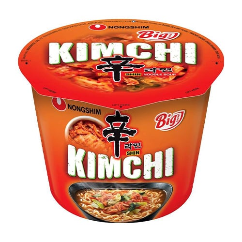 Nongshim Big Bowl instantní nudlová polévka s příchutí kimči 112g (miska)