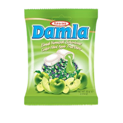 Tayas Damla Soft Candy With Apple 90g