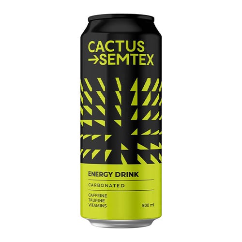 Semtex Energetický nápoj kaktus 500ml plech