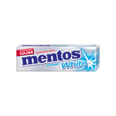 Zvyk Mentos Gum White Peppermint 13,5g x40