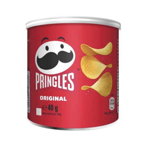 Pringles Original 40g – Klasické bramborové chipsy v praktickém mini balení