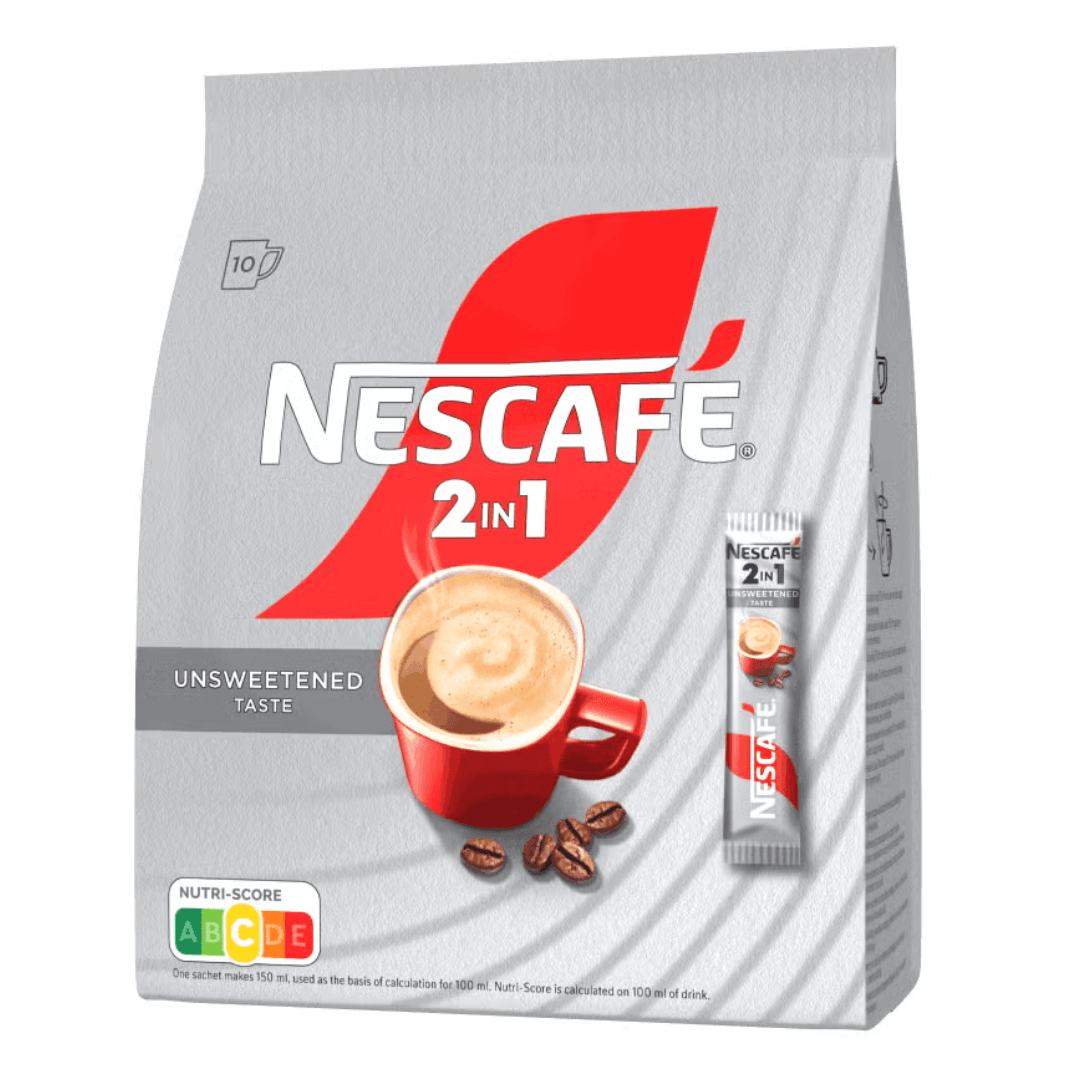 Nescafe Instantní Káva 2in1 Unsweetened 10 x 8 g