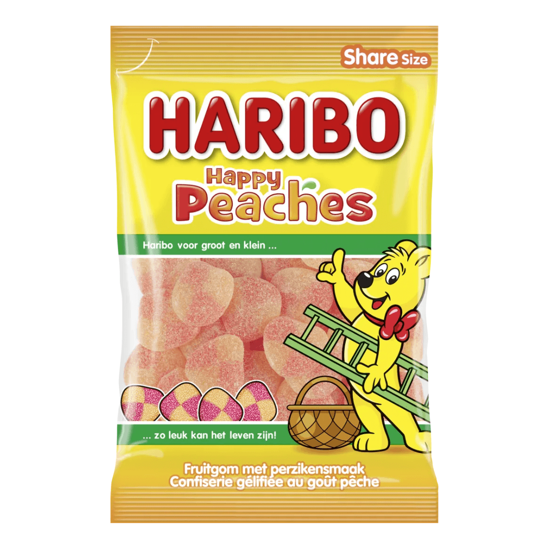 Haribo EU Happy Peaches 185g