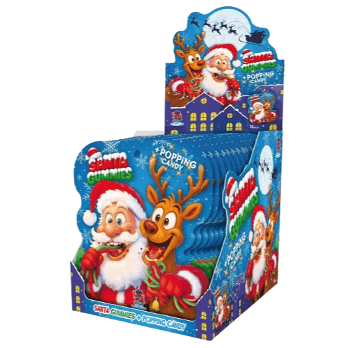 SANTA GUMMIES+POPPING CANDY 25g cukrovinka