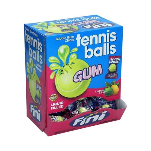 Fini Tennis Balls Bubble gum 5gx200ks