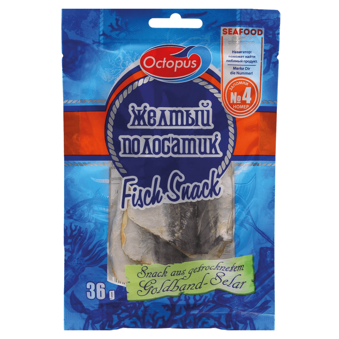 Octopus 36g Fisch Snack No 4 Kranas Zlutopasy