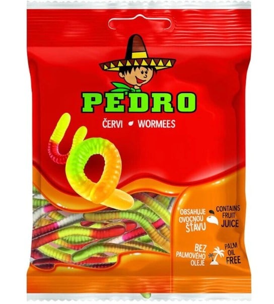 Pedro červi želé bonbony 80g