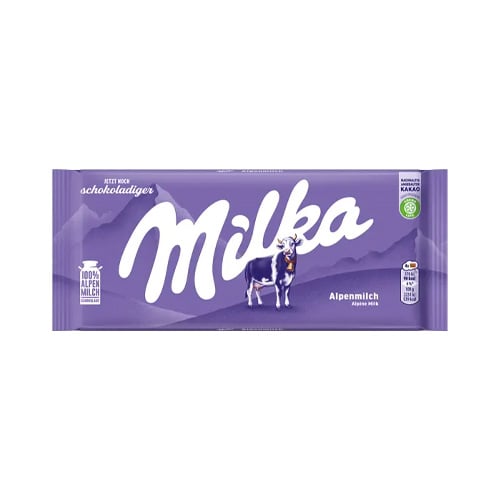Milka Čokoláda Mléčná z alpského mléka 90g