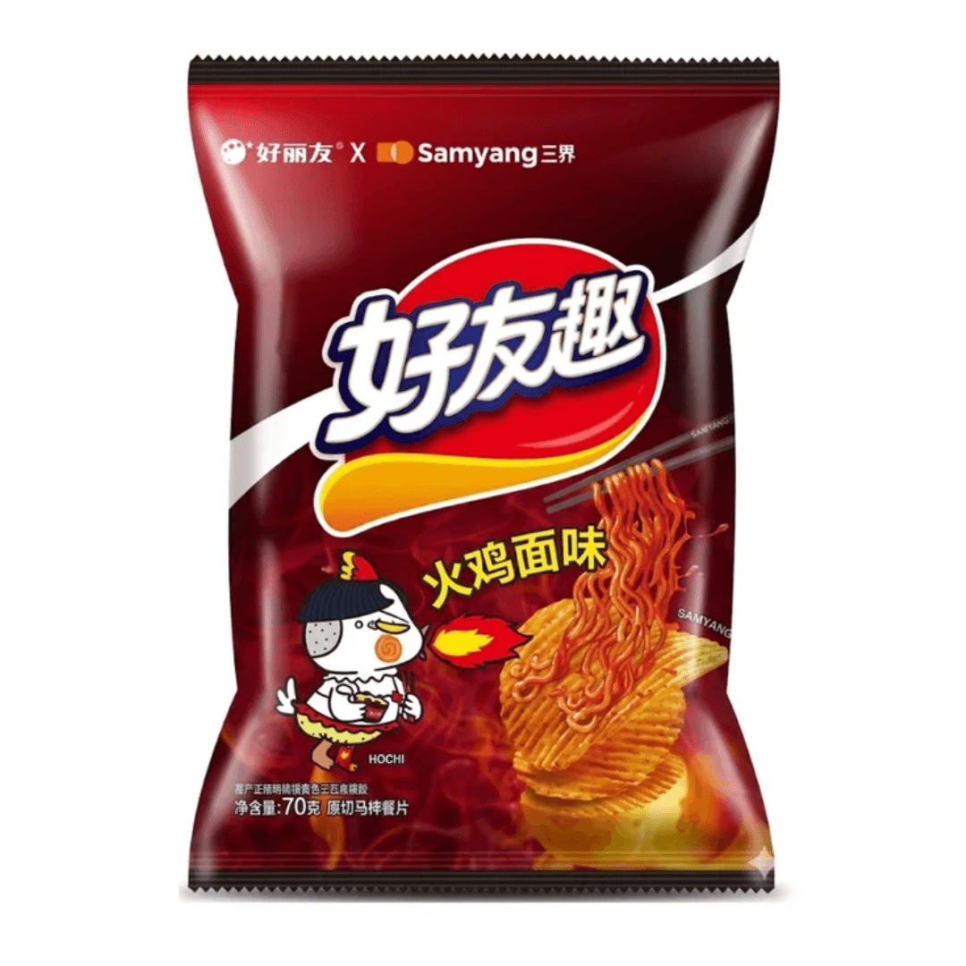 Orion Samyang Buldak Spicy Chicken Noodles Potato Chips 70g