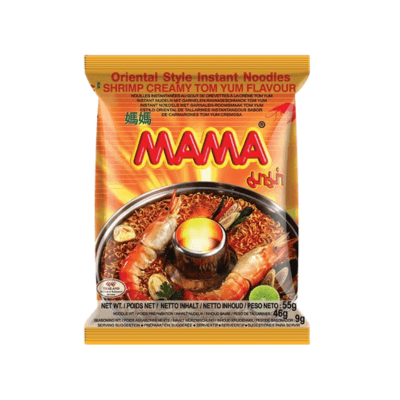 Mama Shrimp Creamy Tom Yum Instant Noodles 55g