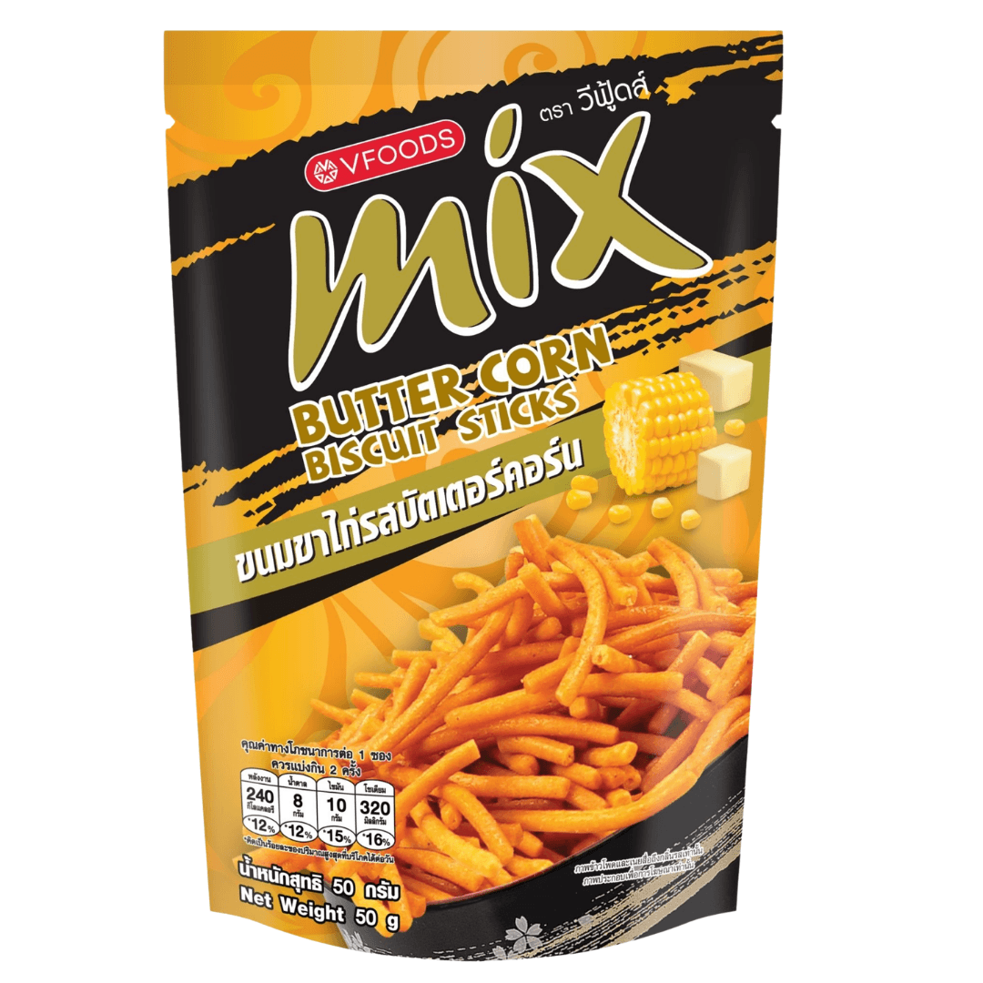 Vfoods Butter Corn Sticks 50g
