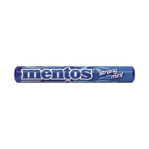Mentos Strong Mint žvýkací mátové bonbóny 37,5g
