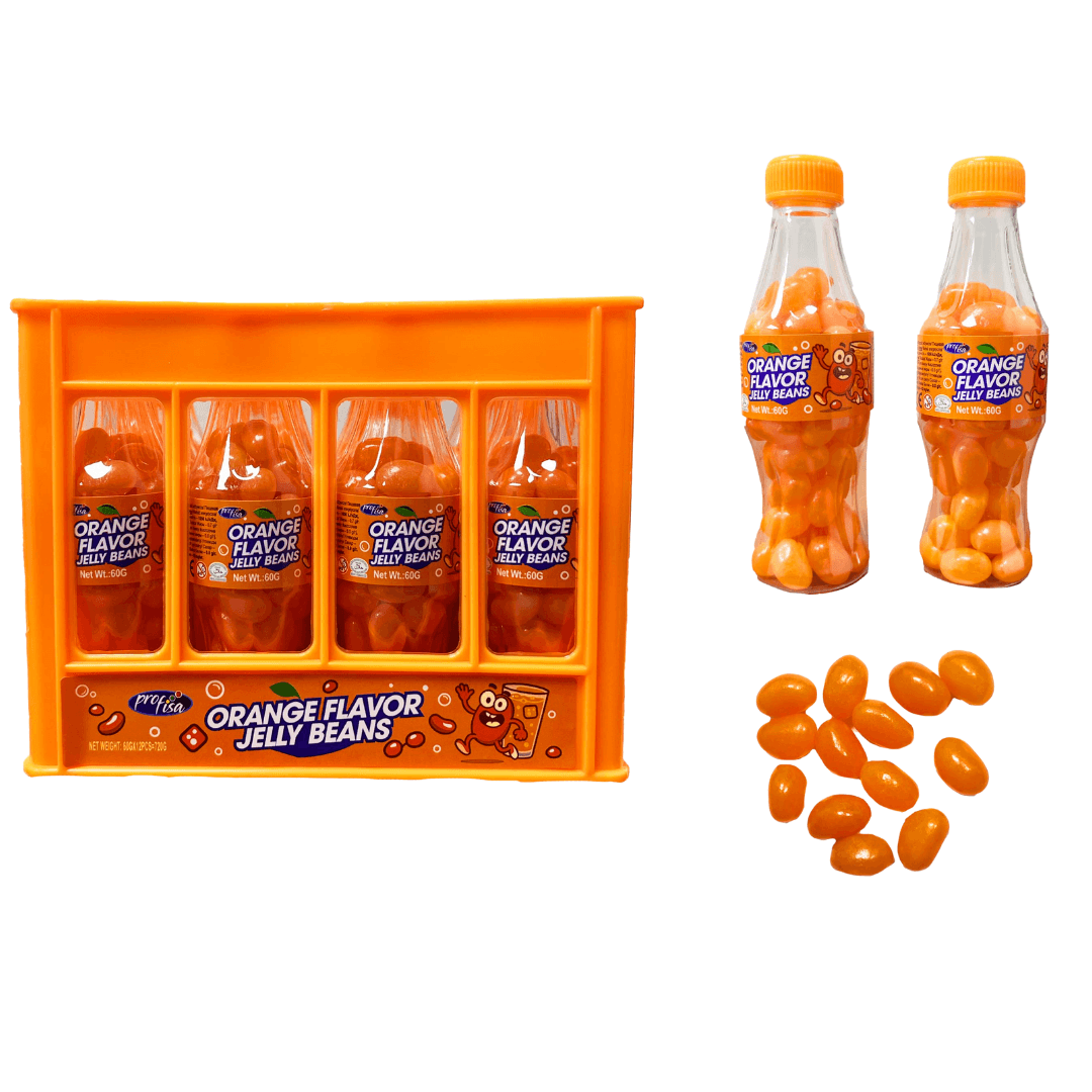 Orange Jelly Beans 60g x 12