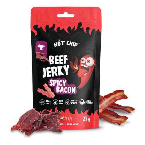 Hot Chip Jerky Slanina & Chilli 25 g