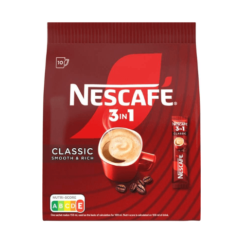 Nescafé 3v1 Classic instantní káva 10x16,5g