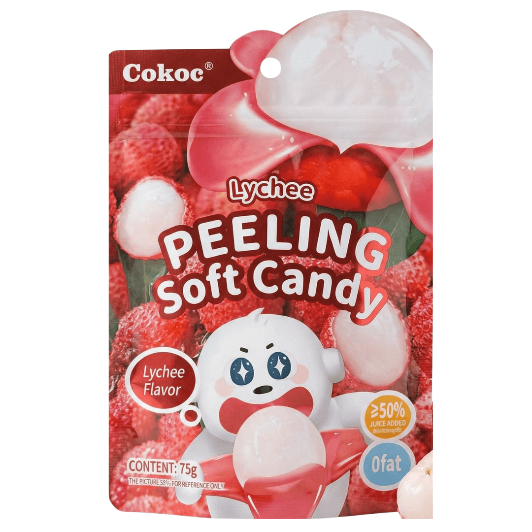 Cokoc Peeling Soft Candy Lychee 75g