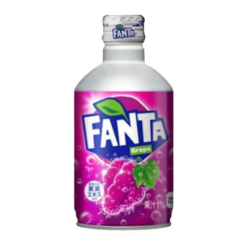 Japan Fanta Grape Aluminium Bottle 300ml