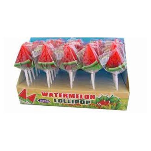 Watermelon Lollipop 15g × 30 – Ovocná lízátka s příchutí melounu