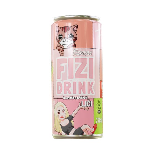 Fizi Drink Limonáda s příchutí liči 250 ml