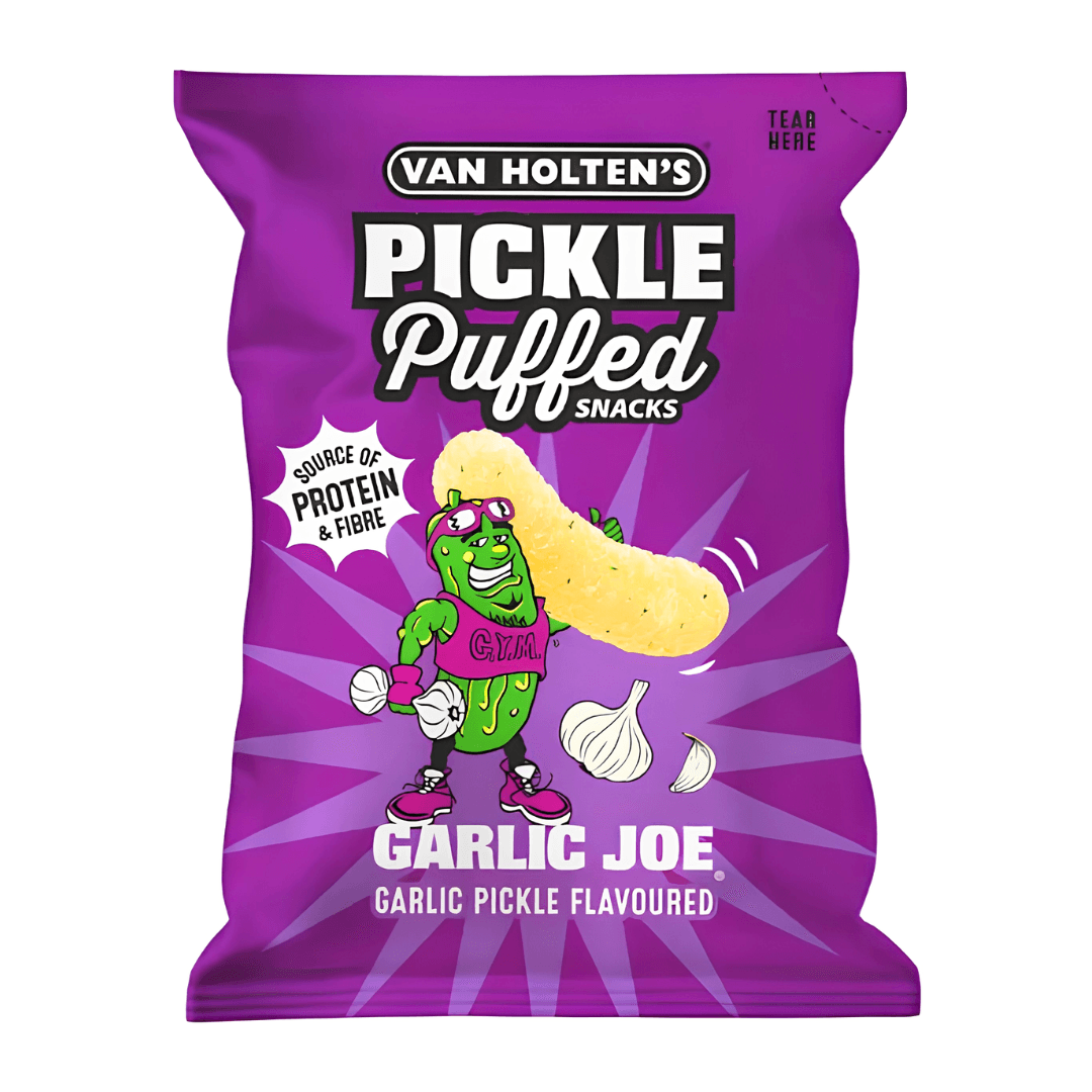Van Holten's Garlic Joe Pickle Puffs Snack 90g