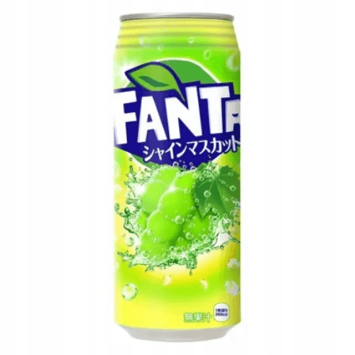 Fanta bílé hroznové víno Japonsko 500 ml