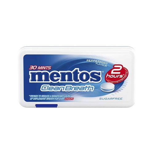 Mentos cleanbreath Bonbony peppermint 21gx12