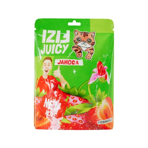 Fizi juicy Želé bonbon s jahodovou příchutí 100g