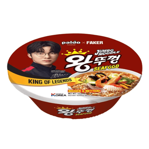 Paldo Faker Seafood Jumbo Bowl Noodle 120g