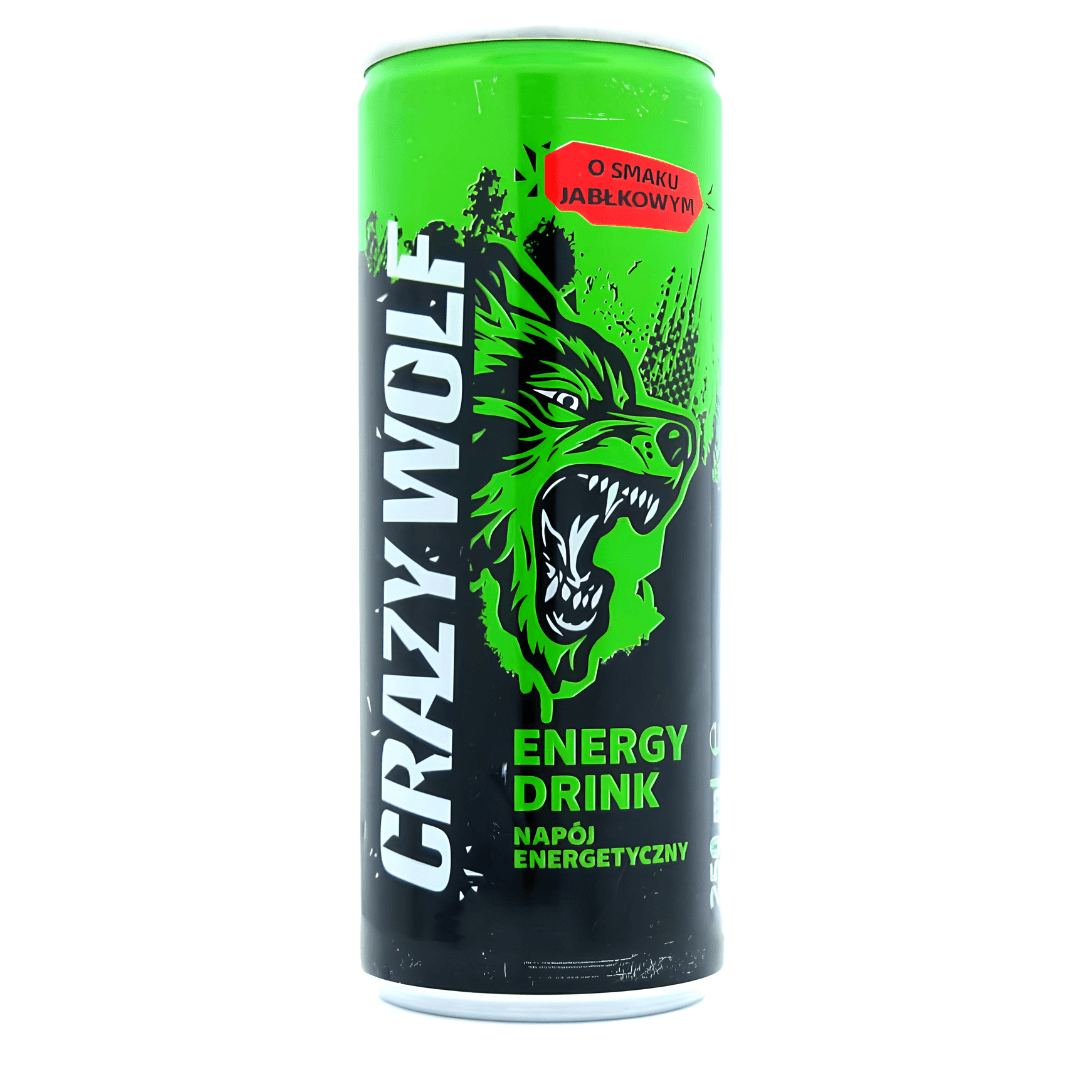 Crazy Wolf Apple zelený 250ml