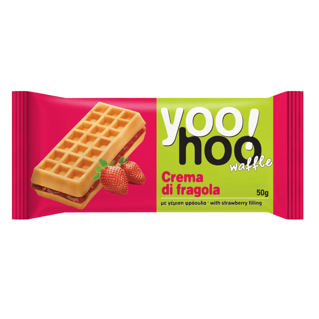 Yoo Hoo Waffle With Strawberry Filling 50g