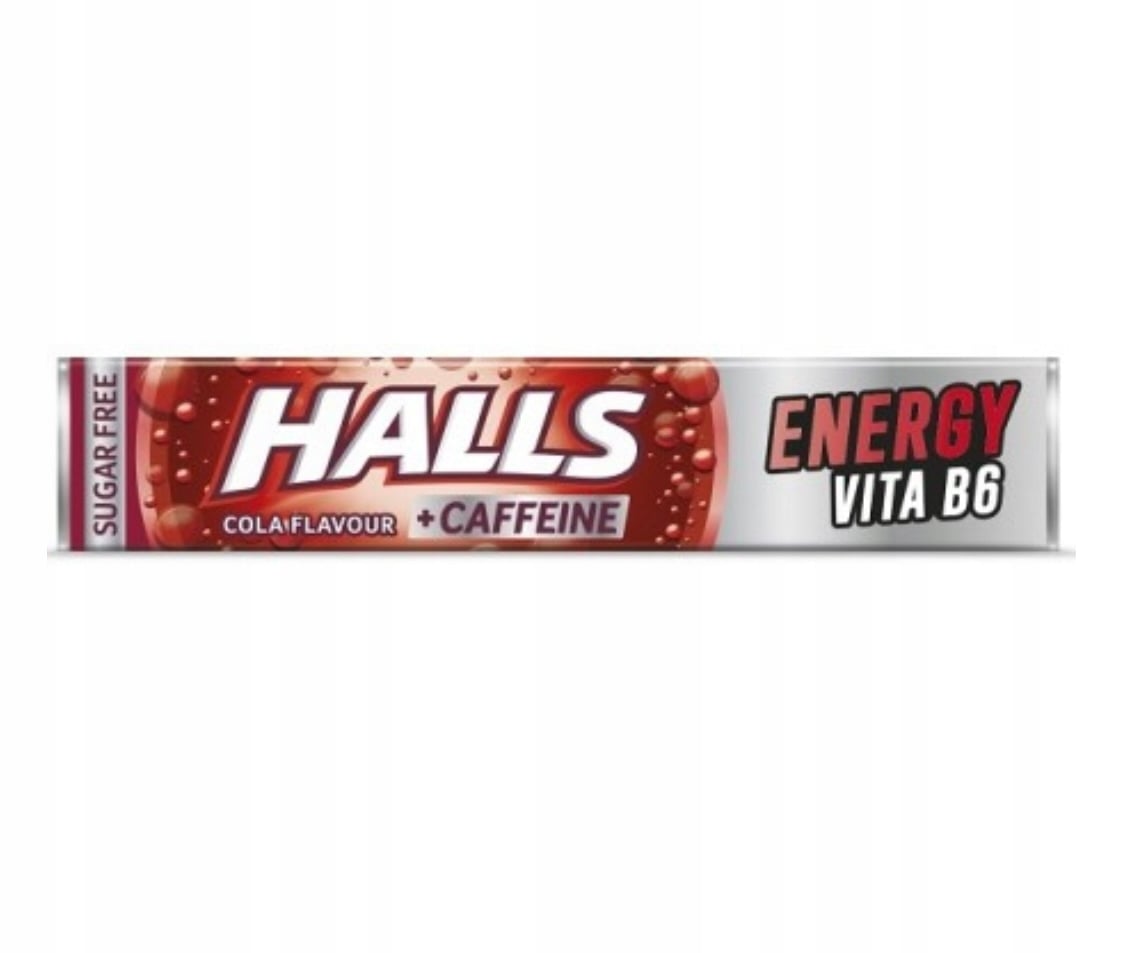Halls Cola Caffeine Vita B flavor 32g