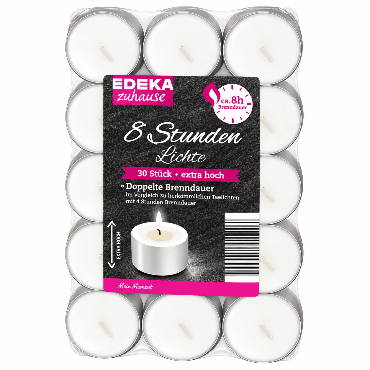 Edeka Svíčky čajové 8 hodin 30ks