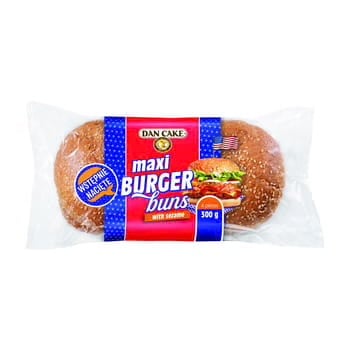 Dan Cake Maxi Burger Buns with Sesame 300g