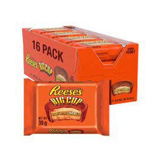 Reeses Big Cup Peanut Butter 16x39g USA