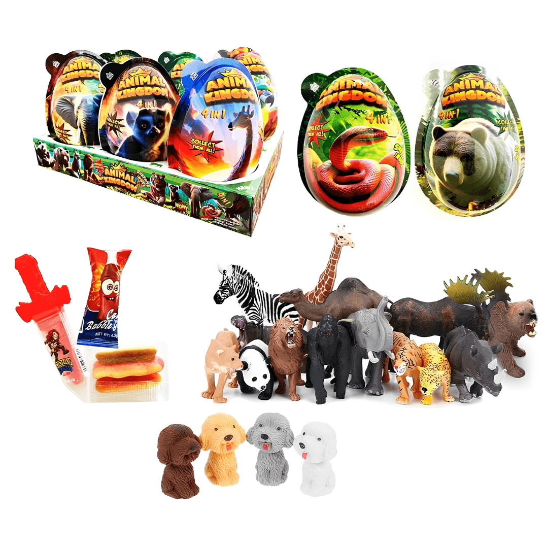 Animal Kingdom Toy Egg 25g x 6