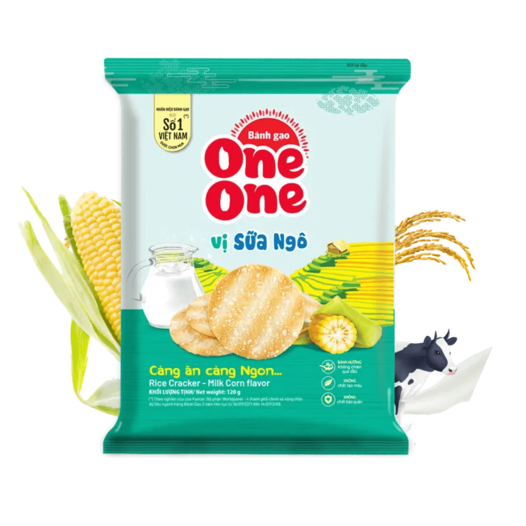 One One Rýžový Krekry s Kukuricnym Mlekem 150g