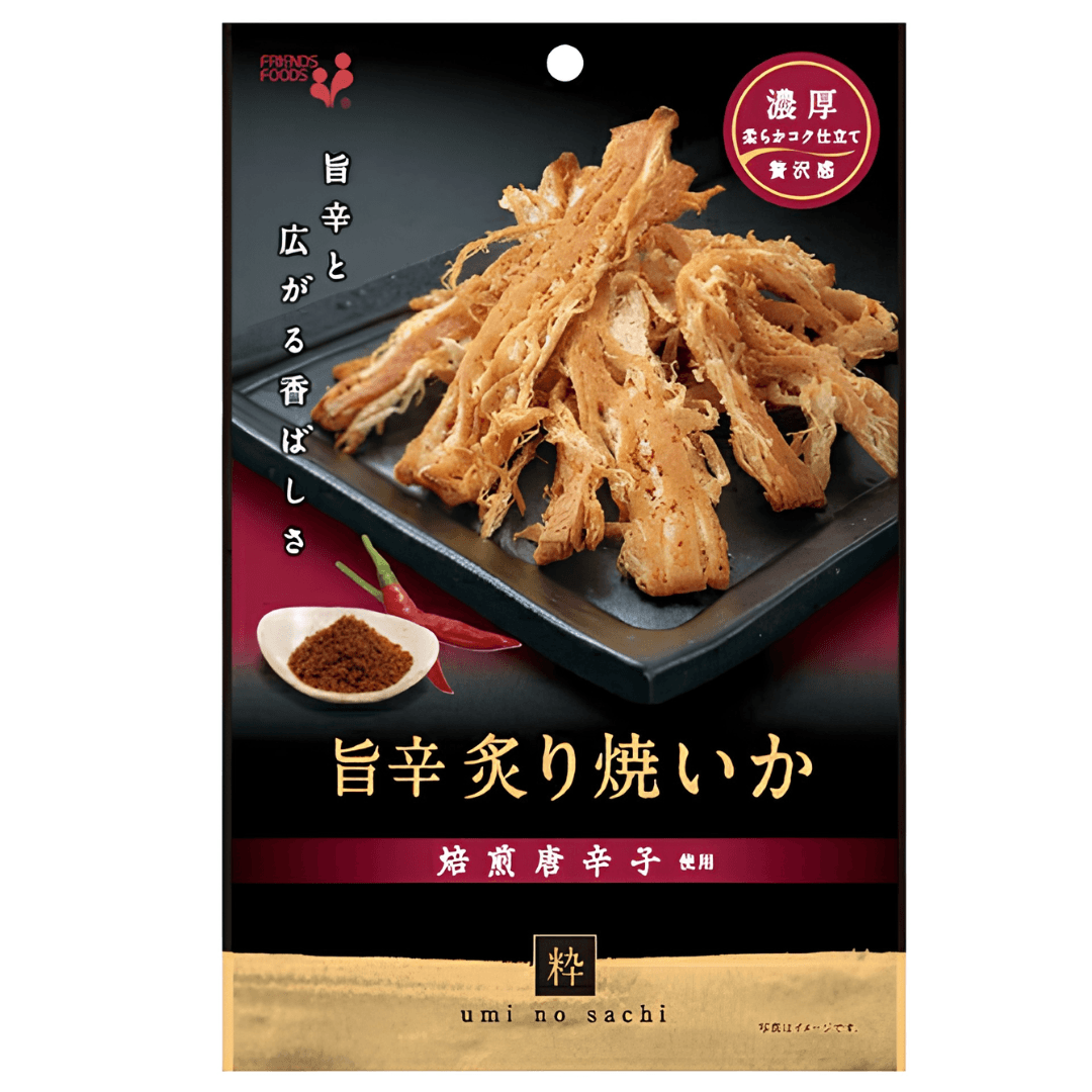 I.SHOKUHIN Spicy Squid Flavor Strips 34g