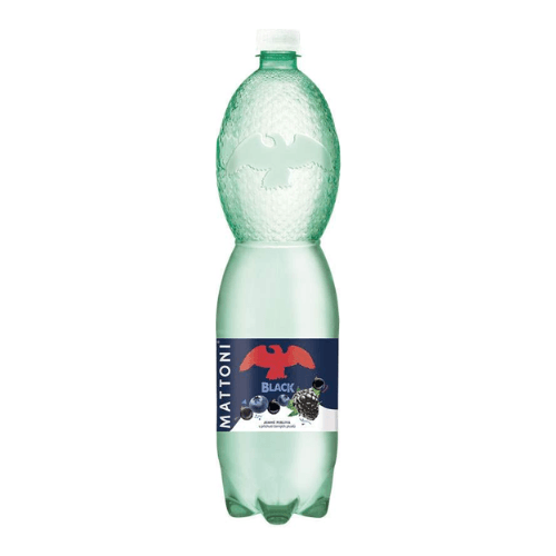 Mattoni Black Minerální voda černé plody jemně perlivá 1,5l PET