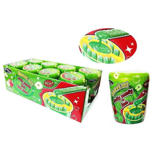 Sweet Set Jelly Candy Jam Apple 96g x 8