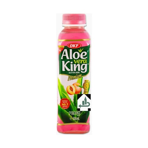OKF Aloe vera King příchuť broskev nápoj 500ml PET