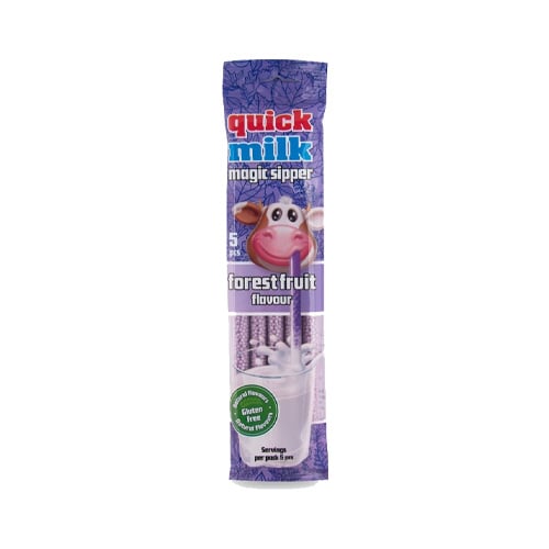 Quick Milk Brčka na mléko s příchutí lesní směs 30g x 20