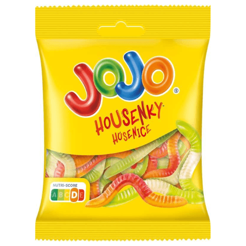 Jojo Bonbóny housenky ovocné želé 80g